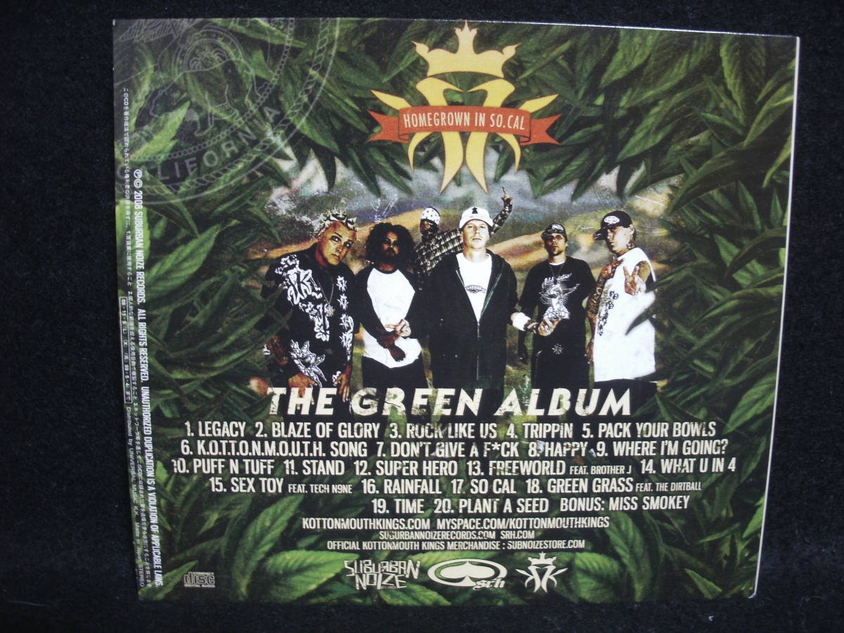 中古cd Kottonmouth Kings The Green Album コットンマウス キングス の落札情報詳細 ヤフオク落札価格情報 オークフリー スマートフォン版