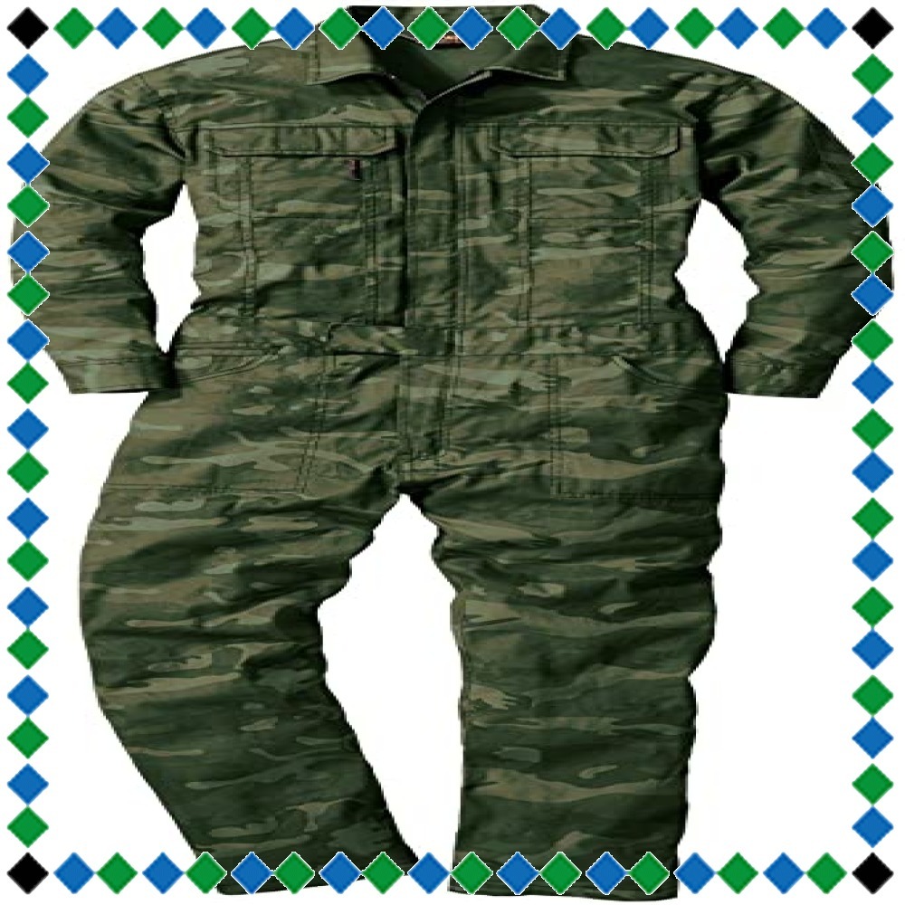新品 残り僅か カモフラグリーン Ll 9921 つなぎ 迷彩つなぎ カモフラ メンズ レディースサイズ対応 の落札情報詳細 ヤフオク落札価格情報 オークフリー スマートフォン版