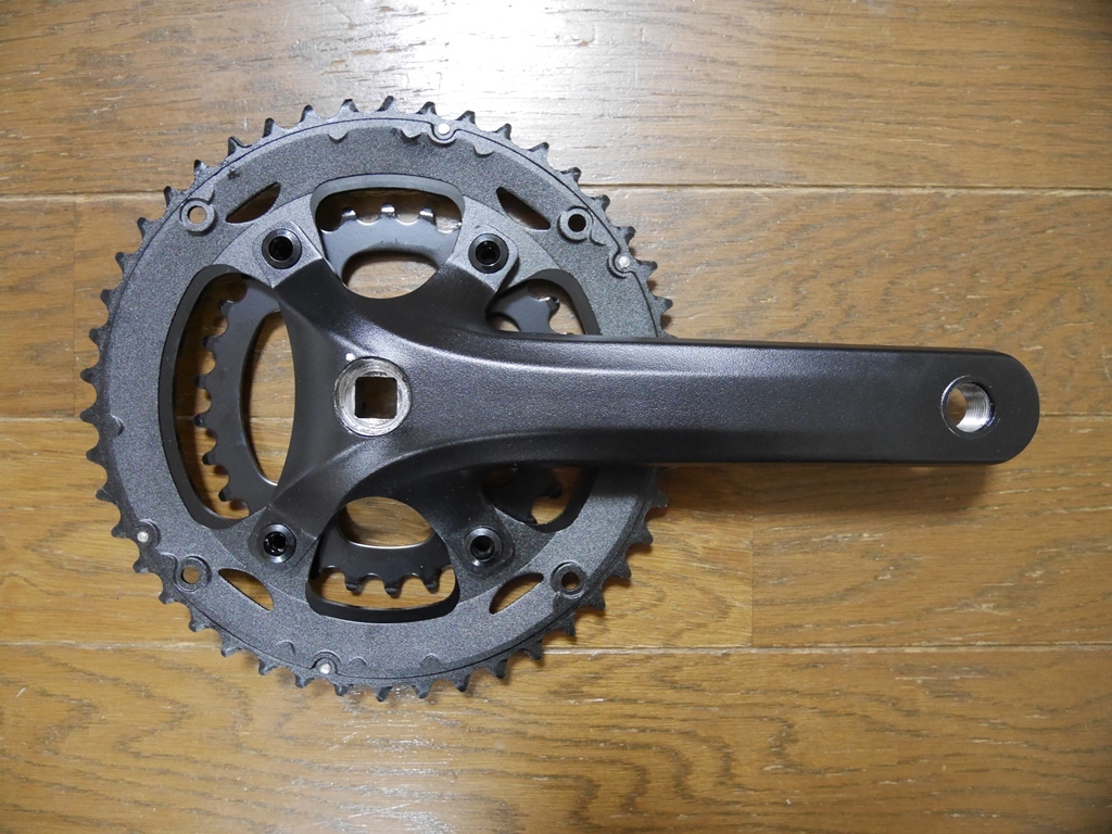 クランク PROWHEEL RPL-521 30/46T 使用少 未使用品PROWHEEL RPL-521 Compact 30&frasl;46T 170mm コンパクトギア