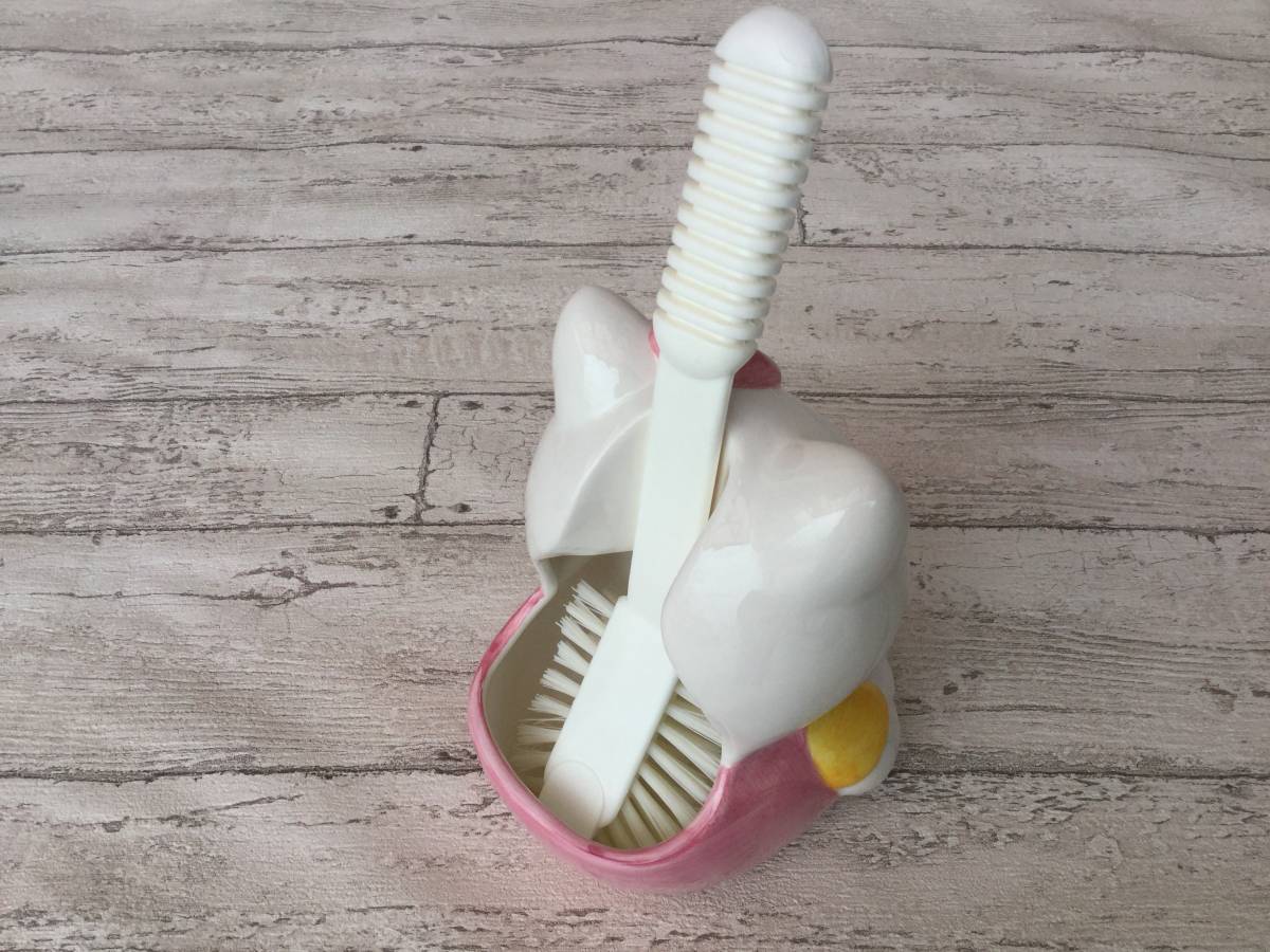 ハローキティ トイレブラシ90s ハローキティ トイレブラシホルダー