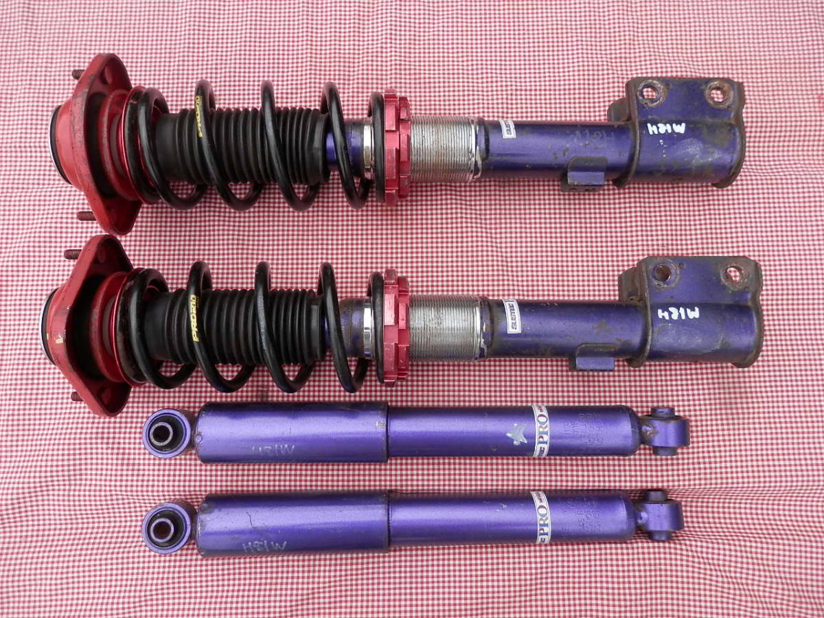 H81W eKワゴン タナベ SUSTEC PRO 社外 サスペンション ストラット 車
