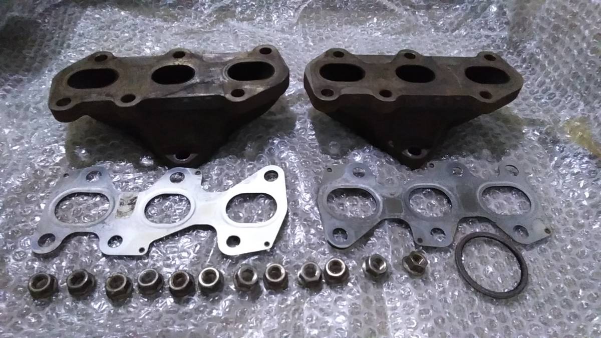 送料込み　1JZ-GTE　TWINTURBO　エンジンパーツ　エキマニ　バルブ 送料込み 1JZ-GTE TWINTURBO エンジンパーツ エキマニ バルブ