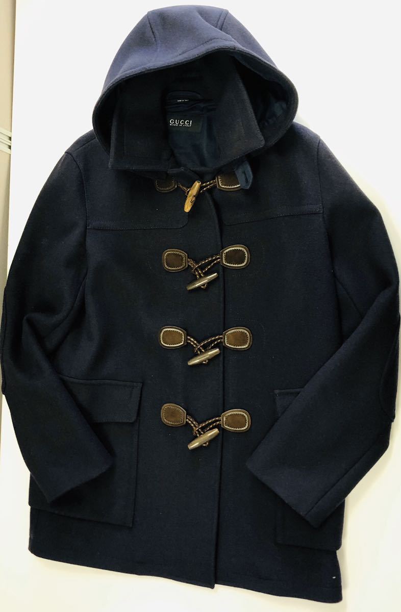 Gucci グッチ ダッフルコート Z2957 サイズ46 ダークネイビー アウター コート 冬用アウター 男性用 メンズ用 Kh01 G の落札情報詳細 ヤフオク落札価格情報 オークフリー スマートフォン版
