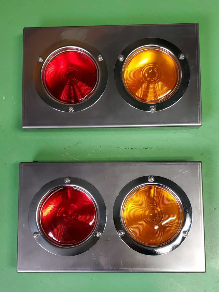 新品 新品 トラック用テールランプ 丸型テール埋め込み加工 24ｖ用 大型車 中型車 デコトラ レトロ 箱車 平ボディ トレーラー台車 の落札情報詳細 ヤフオク落札価格情報 オークフリー スマートフォン版