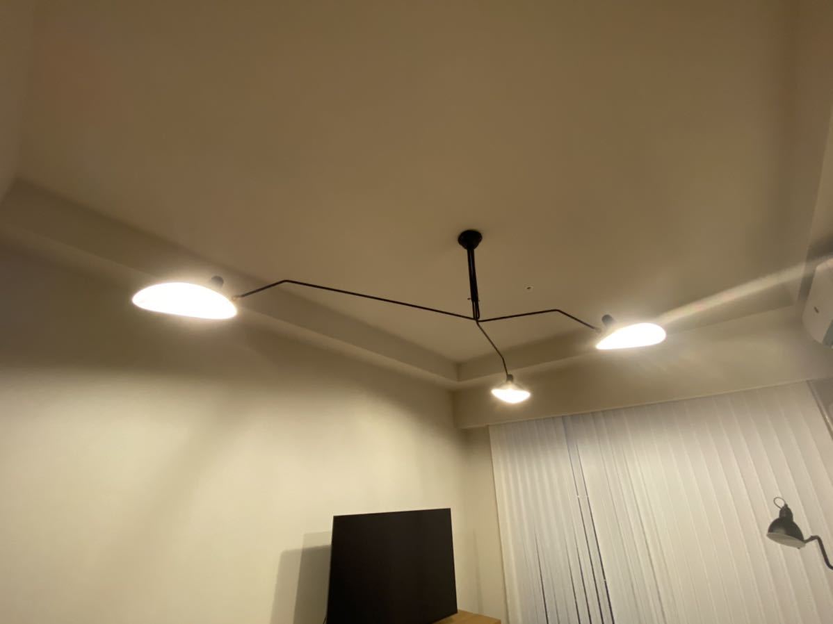 IDEE ペンダントライト SUSPENSION 3 BRAS PIVOTANTS Serge Mouille の