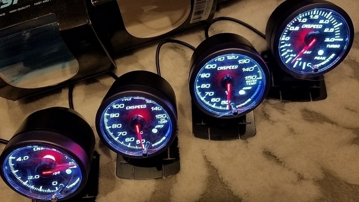 新品 追加メーターお得な4個セット 60mm 水温油圧油温タコメーター S14 S15 S13 Ae86 Jzx100 Jzx1 Jza80 180sx Fd3s Brz S00 S660 の落札情報詳細 ヤフオク落札価格情報 オークフリー スマートフォン版