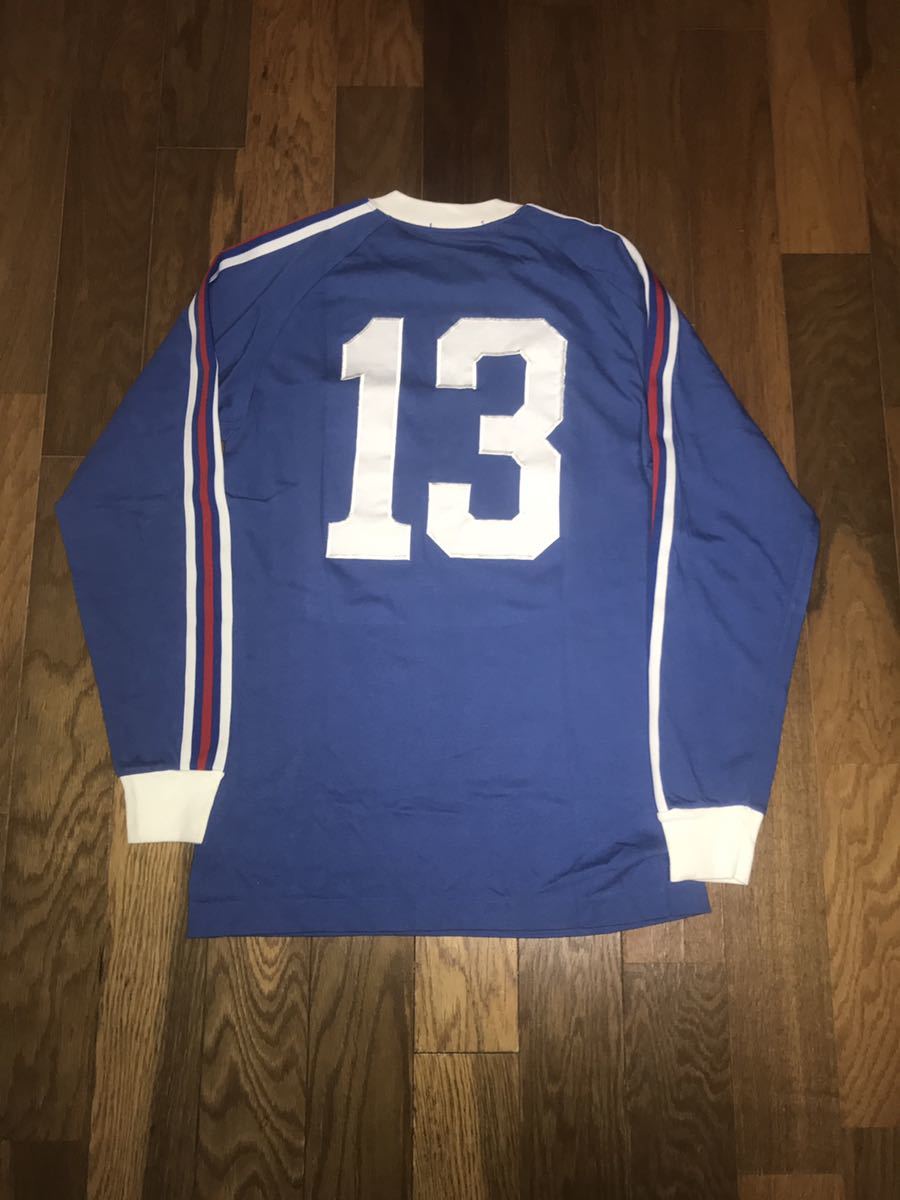 実使用 支給 正規品 日本代表 ワールドユース 1979年 青13番 Oサイズ