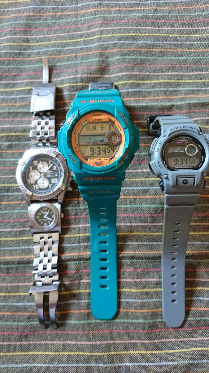 【美品】カシオ／G-SHOCK GLX-150B G-LIDE／グリーン／QZ 楽天市場】CASIO カシオ G-SHOCK Gショック ジーショック GLX