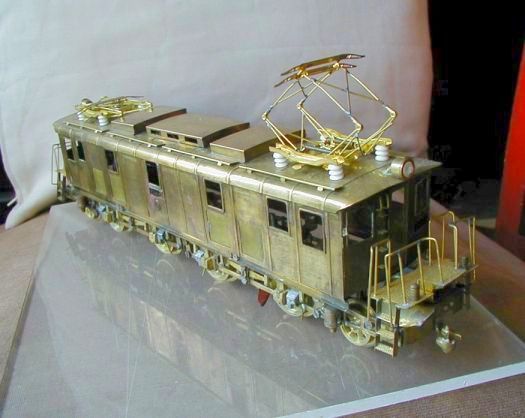 Oゲージ　電気機関車 ED1618 鉄道模型 希少品】ED1618 鉄道模型 Oゲージ 真鍮製