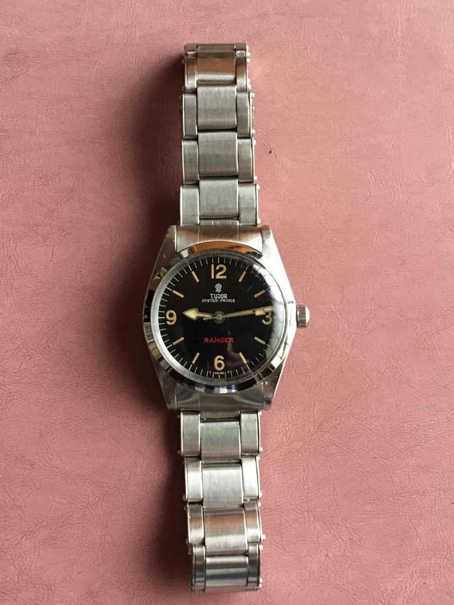 おそらく偽物でジャンク TUDOR OYSTER-PRINCE 赤RANGERの落札情報詳細