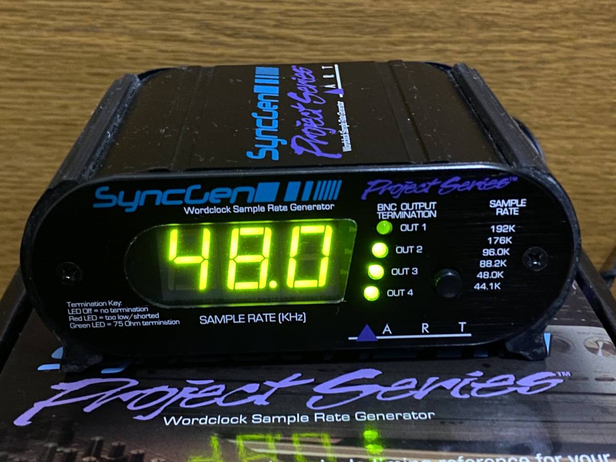 ART SyncGen (word clock)（ART SyncGen - Wordclock Sample