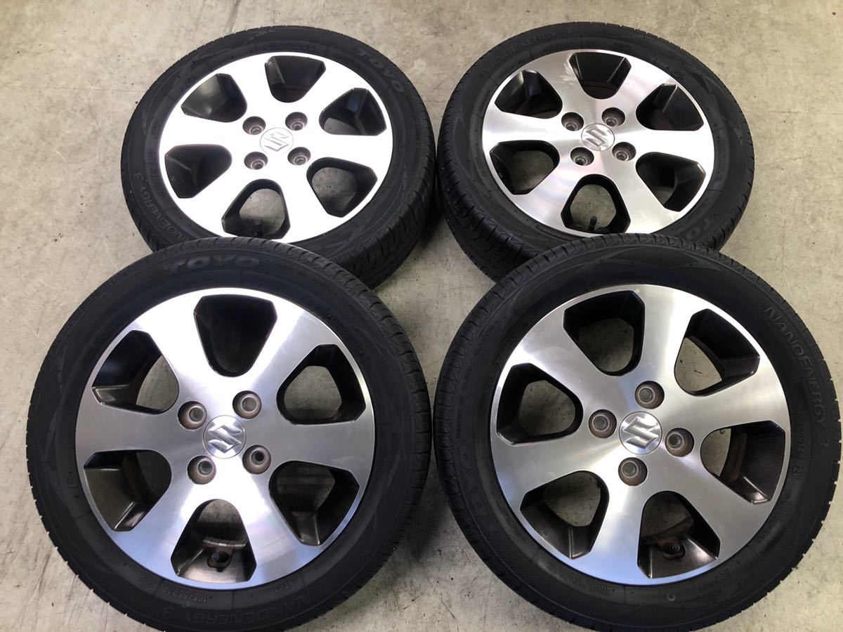 165/55R14スズキ純正アルミホイール中古品4本