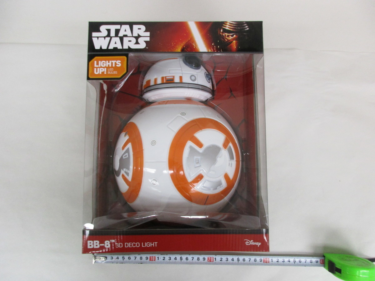 新品 Yt3338 同梱不可 スターウォーズ フォースの覚醒 3d デコ ウォールライト 8 Star Wars The Force A Akens 3d Deco Wall Light 未開封 の落札情報詳細 ヤフオク落札価格情報 オークフリー スマートフォン版