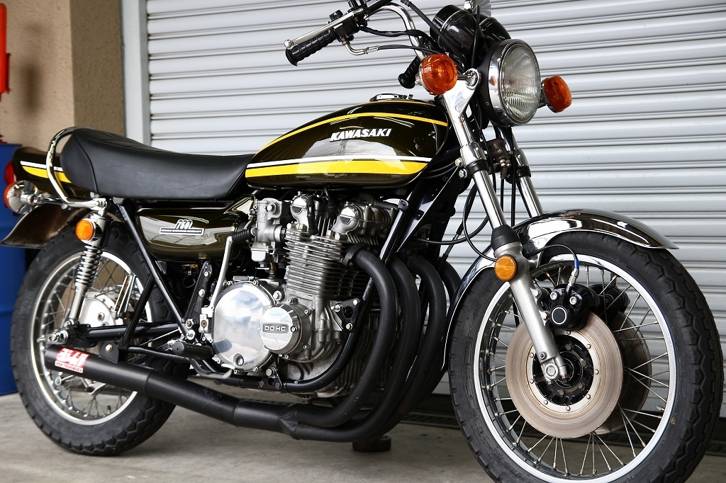 Z750Four/イエロータイガー/レストア車/外装新品塗装/Z2仕様/昭和51年