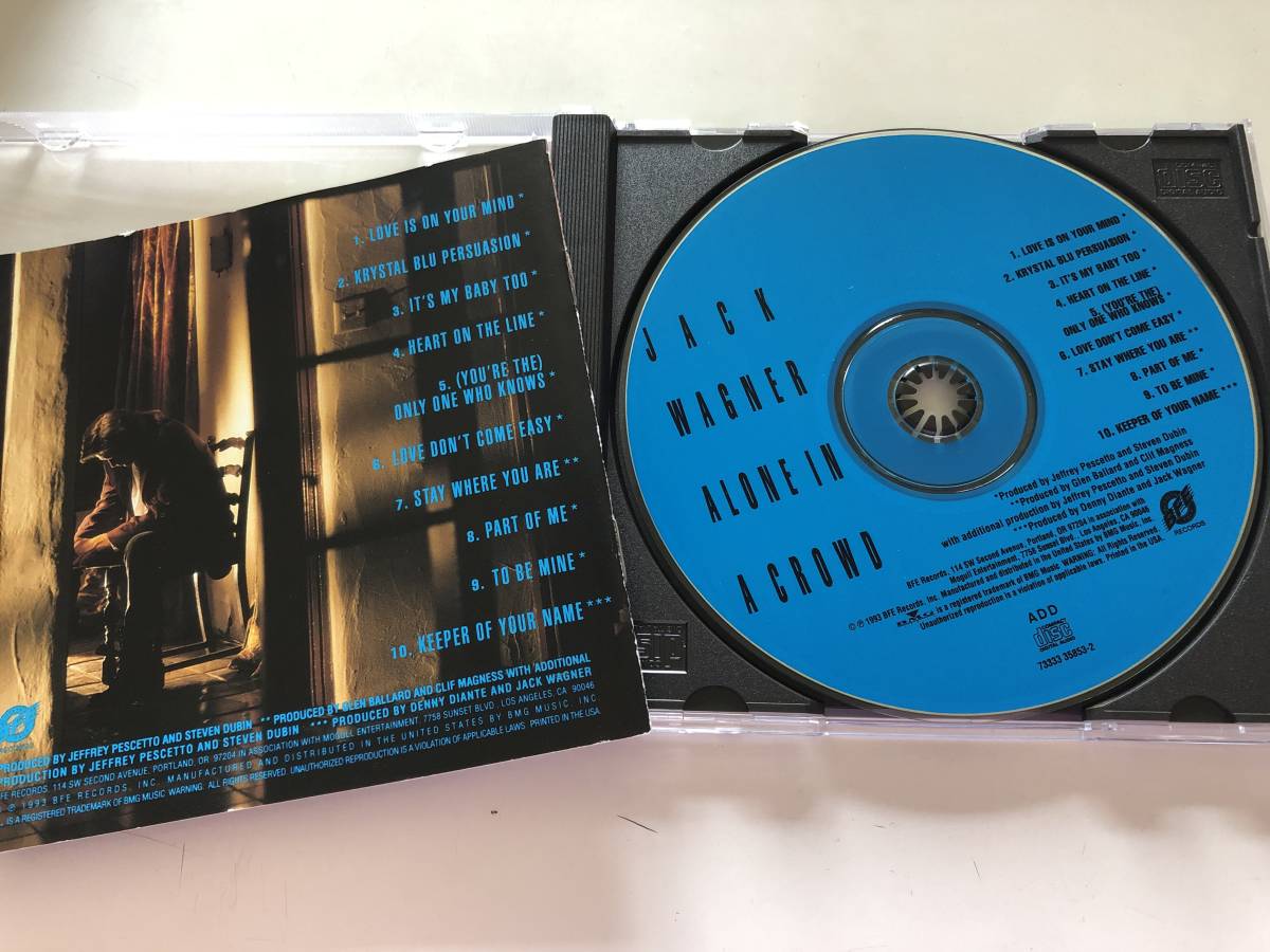 Jack Wagner Alone In A Crowd 輸入盤 ジャック ワグナー の落札情報詳細 ヤフオク落札価格情報 オークフリー スマートフォン版