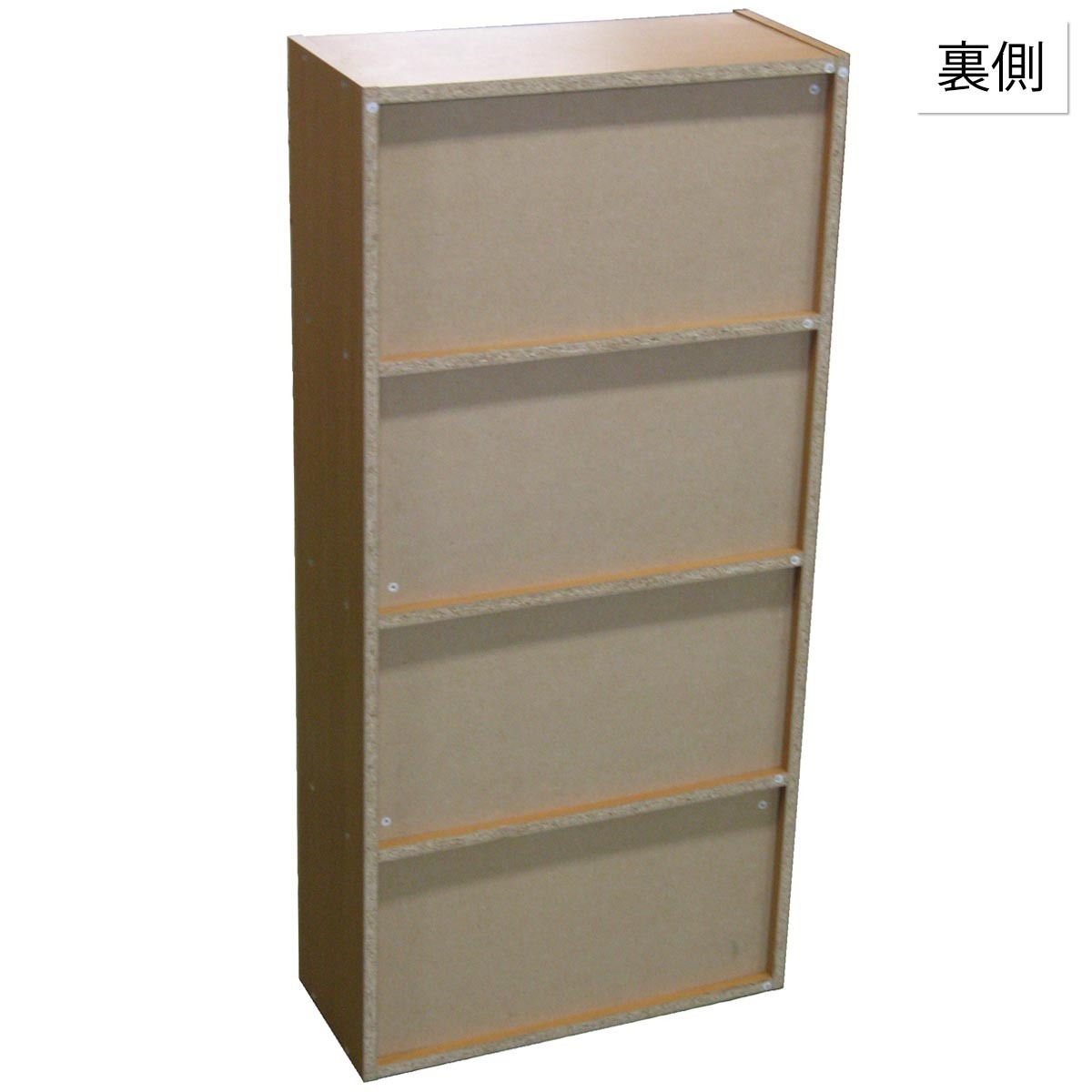 新品 スリム 収納ラック 4段 9418 ビーチナチュラル Cd Dvd マンガ コミック カラーボックス 多目的 シェルフ 薄型 収納 整理 棚 の落札情報詳細 ヤフオク落札価格情報 オークフリー スマートフォン版