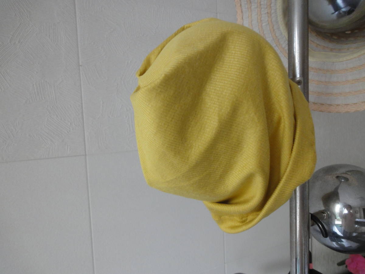 新品 送料無料 秀ハンドメイド 綿ポリ混 イエロ ニット 火野正平さん風 ワッチキャップ ケア帽子 家事にも ストレッチ の落札情報詳細 ヤフオク落札価格情報 オークフリー スマートフォン版