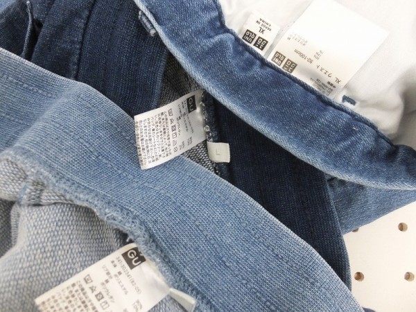 送料全国一律 Gu ジーユー Uniqlo ユニクロ メンズ イージーデニム ハーフパンツ パンツ 3点セット L Xl 青系 の落札情報詳細 ヤフオク落札価格情報 オークフリー スマートフォン版