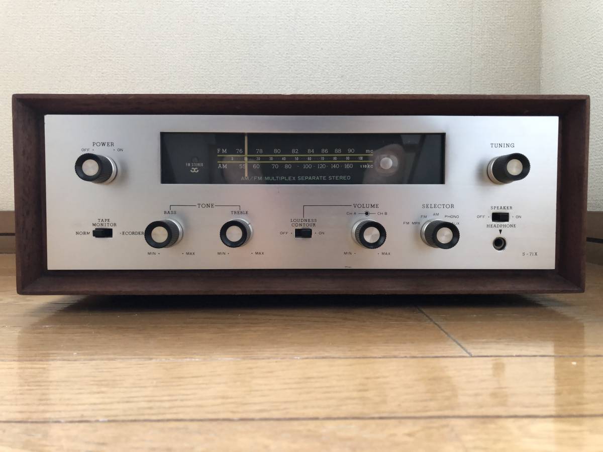 Pioneer S-71X パイオニア セパレートステレオ ジャンク