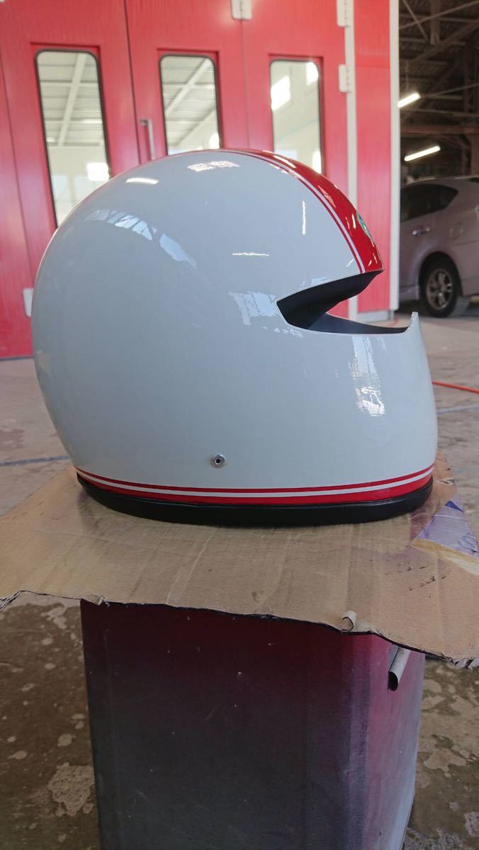 族ヘル メット工業 希少 当時物 絶版 街道レーサー カフェレーサー の落札情報詳細 ヤフオク落札価格情報 オークフリー スマートフォン版