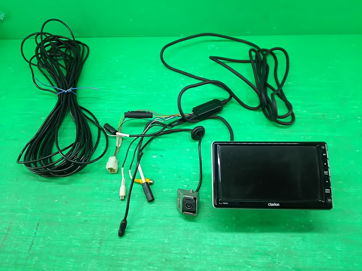 ClarionバックアップモニターCJ-7600A とカメラCC-6100A-A Amazon.co