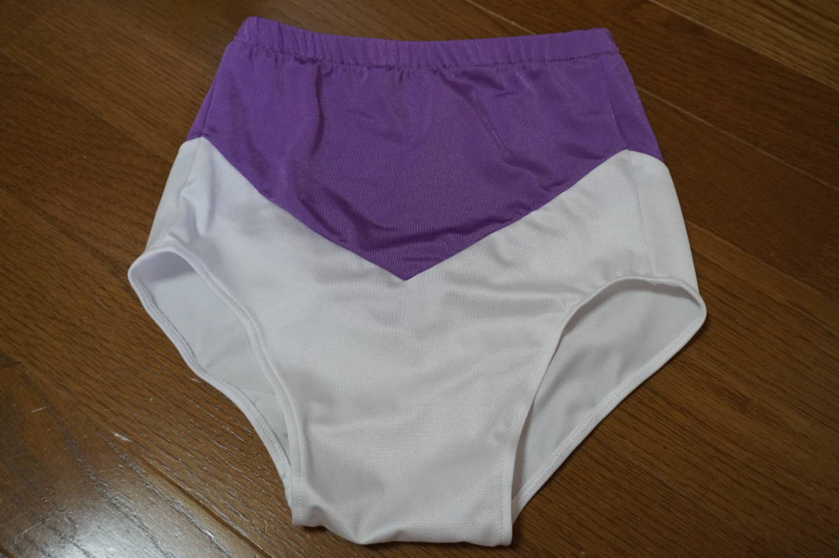 某大学チアチーム チアリーダー チア用 ブルマ ハイレグカット アンスコ sizeXL 艶白 ホワイト 珍しいお品です！ 新品某大学チアチーム チアリーダー チア用 ブルマ ハイレグカット