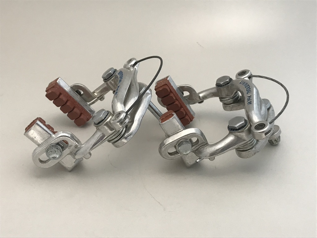 ユニバーサル61センターブレーキキャリパー セット未使用60年代 ユニバーサル61センターブレーキキャリパー セット未使用60年代