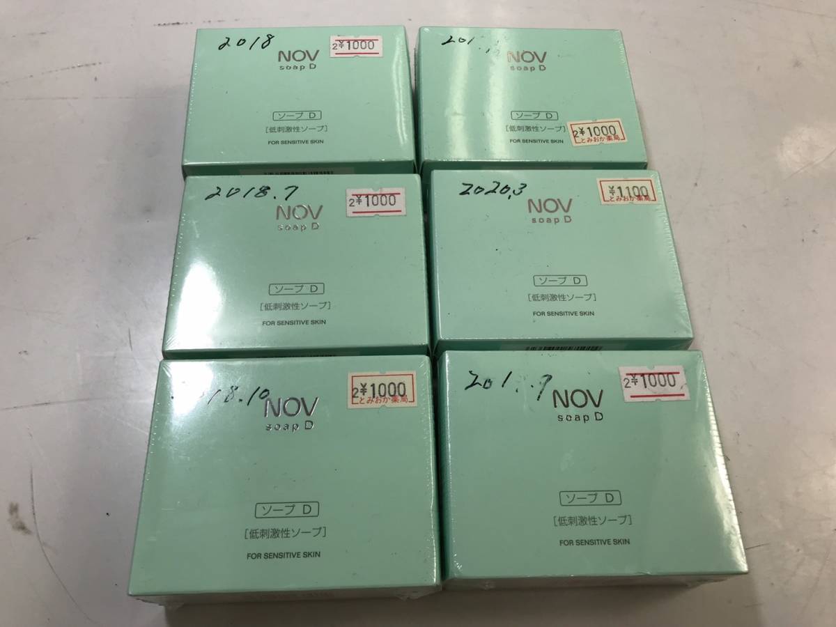6 212 未開封ノエビア ノブ ソープ D 枠練石鹸 まとめ売り 生活用品 の落札情報詳細 ヤフオク落札価格情報 オークフリー スマートフォン版