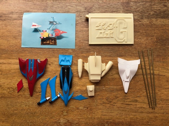 ガレージキット ゲッターロボG ゲットマシン ドラゴン号・ライガー号