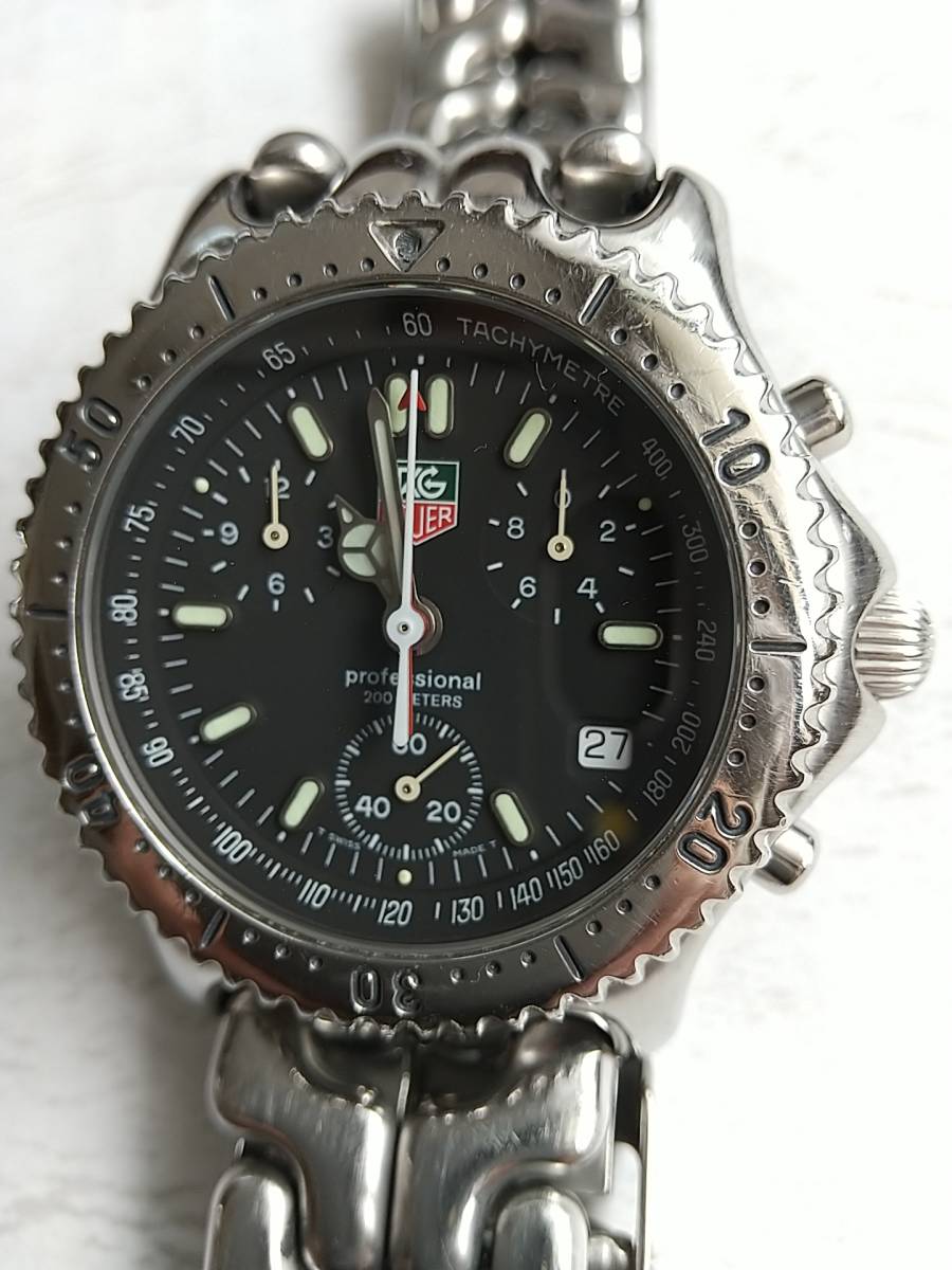 Heuerタグホイヤー セル Cg1110 0クロノグラフクォーツ 電池交換済み の落札情報詳細 ヤフオク落札価格情報 オークフリー スマートフォン版