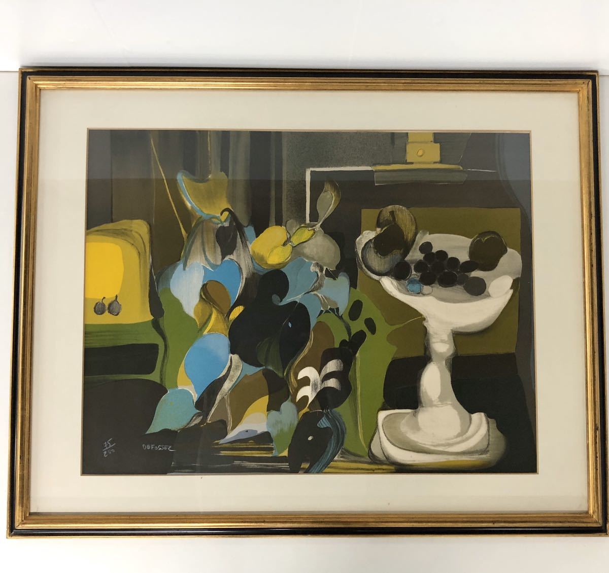 ALFRED DEFOSSEZ アルフレッド デフォッセ リトグラフ 静物画 外国人 
