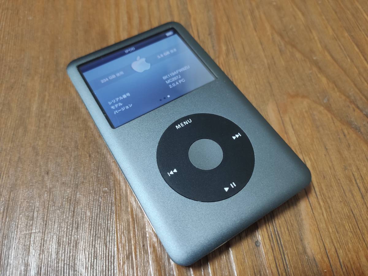 綺麗なApple iPod classic第7世代 SD128GB シルバー銀 iPod classic 第7世代 160GBからSSD1TBにシルバー銀 - メルカリ