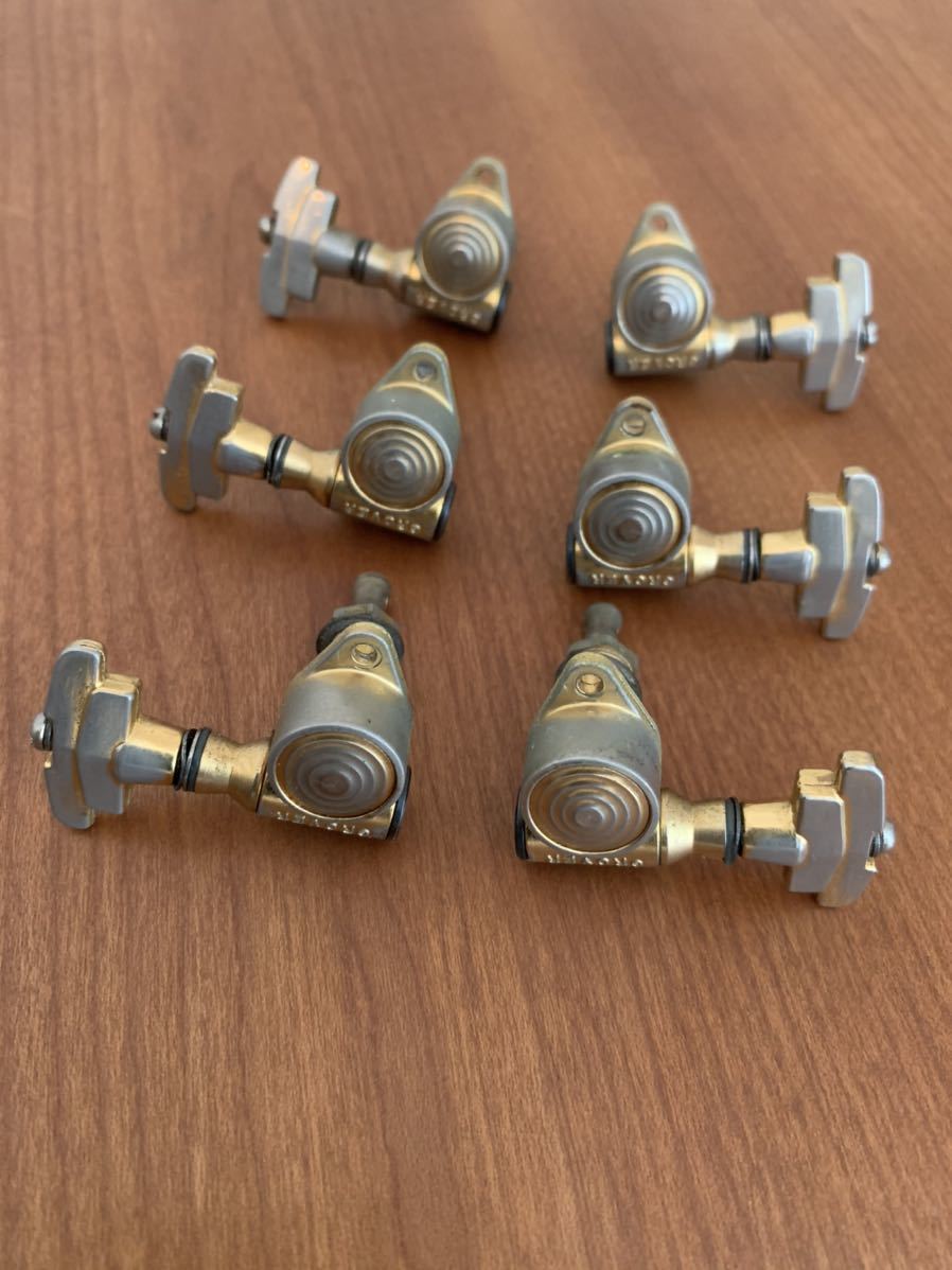 Grover Imperial ペグ ビンテージのGretschから外しました。ホワイトファルコン グローバーペグ ②Grover グローバー USA 1970s～ ヴィンテージ インペリアルペグ