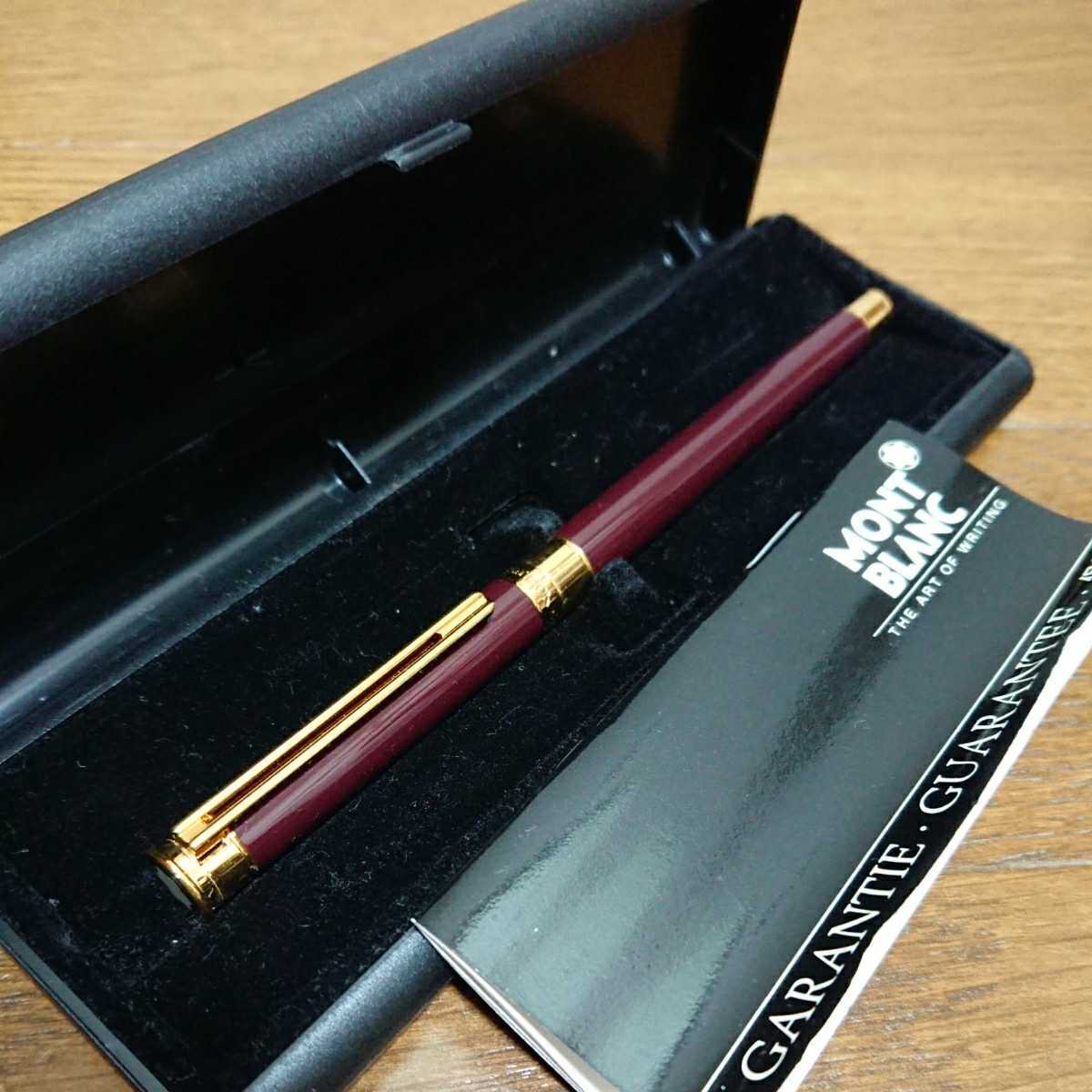 試し書きのみ MONTBLANC noblesse oblige ボールペン