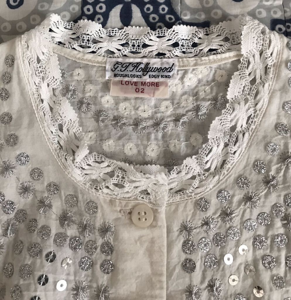 ❤︎新品未使用❤︎ゴートゥーハリウッド 160 レース ブラウス gotohollywood ゴートゥハリウッド レース ブラウス 02 160 50%OFF