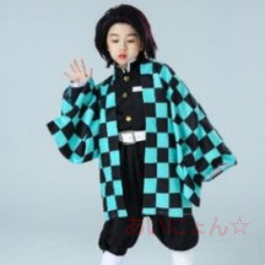 新品 鬼滅の刃 きめつのやいば 竈門炭治郎 かまどたんじろう 子供用 服 子ども 130 コスプレ 衣装 キッズ の落札情報詳細 ヤフオク落札価格情報 オークフリー スマートフォン版