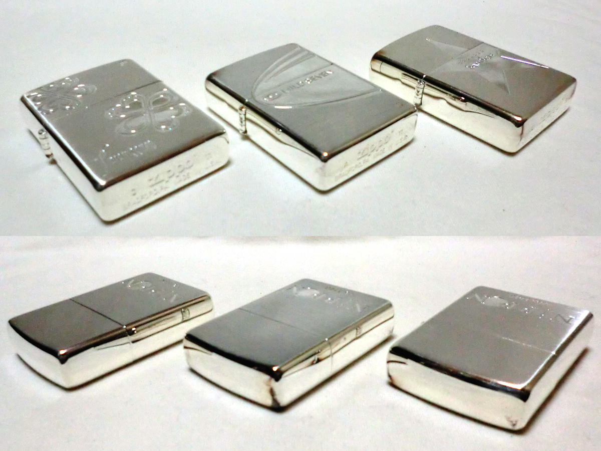 新品】♪未着火新品 JT懸賞品 ZIPPO 3個セット SEVENSTARS MILD SEVEN 