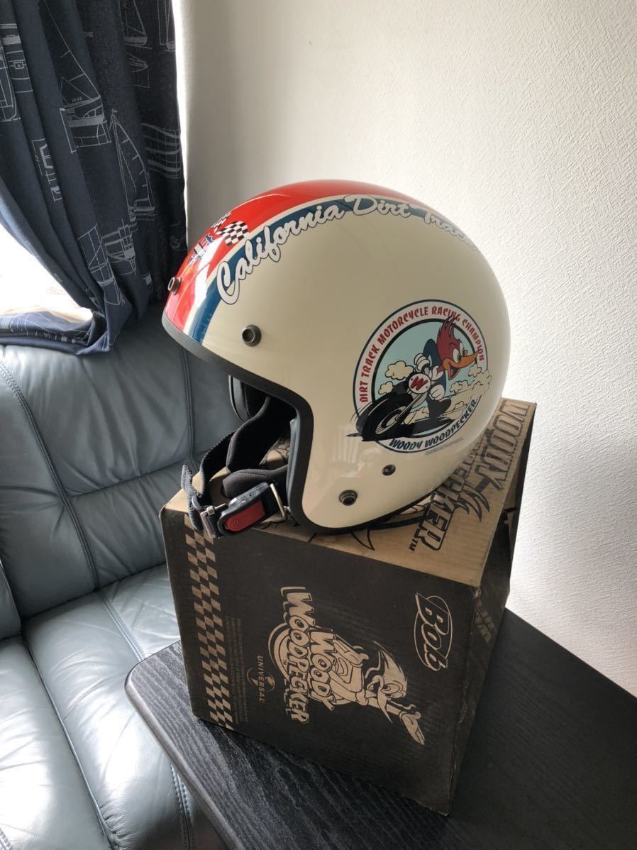 【希少美品】SHOEI ヘルメット ウッドペッカー　サイズS Bob OGK KABUTO ジェットヘルメットBUCO風 ウッドペッカー 美品！売