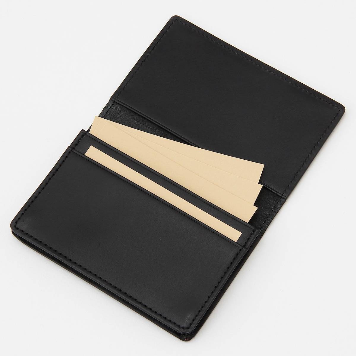 新品 新品 無印良品 Muji イタリア産 ヌメ革 カードケース 名刺入れ 黒 正規品 Card Case ムジ 良品計画 タンニンレザー の落札情報詳細 ヤフオク落札価格情報 オークフリー スマートフォン版