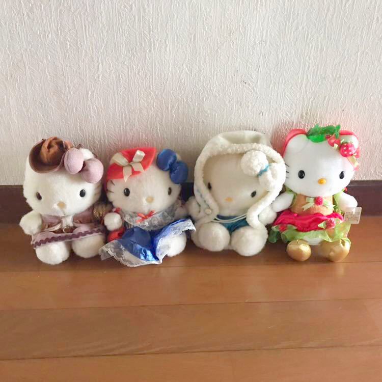 キティ ハローキティぬいぐるみ まとめて セット ぬいぐるみ かわいい 世界のキティー の落札情報詳細 ヤフオク落札価格情報 オークフリー スマートフォン版