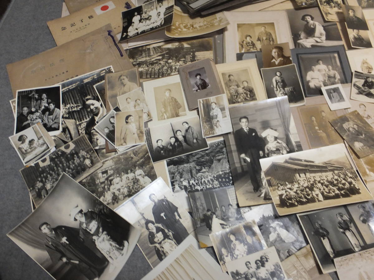 明治～大正～昭和戦前戦後 大量写真 女性写真大量 家族子供風景など