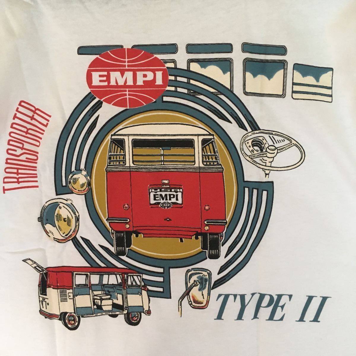 新品 Empi Type 2 T Shirt Medium Vw タイプ ワーゲンバス イラスト バックプリントtシャツ 送料無料 の落札情報詳細 ヤフオク落札価格情報 オークフリー スマートフォン版
