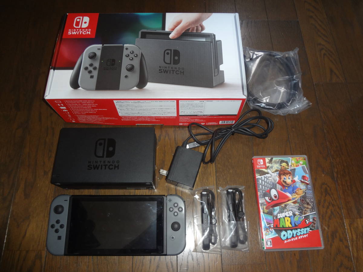 旧型 Nintendo Switch 任天堂 スイッチ 本体 中古 完動品 おまけ付き マリオオデッセイ 中古 送料無料 の落札情報詳細 ヤフオク落札価格情報 オークフリー スマートフォン版