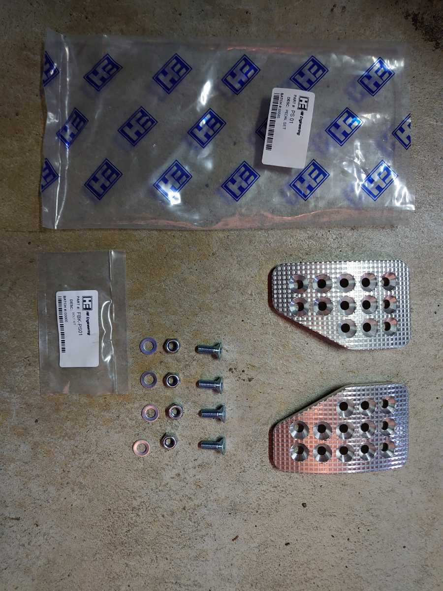 フェラーリ 348 355 ヒルエンジニアリング アルミ製ブレーキペダル クラッチペダル 開封済み未使用品 送料込み売り切りの落札情報詳細