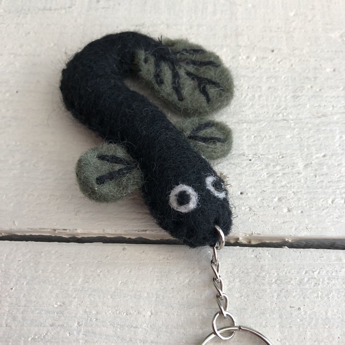 新品】オリジナル 羊毛フエルト うなぎ キーホルダー ハンドメイド