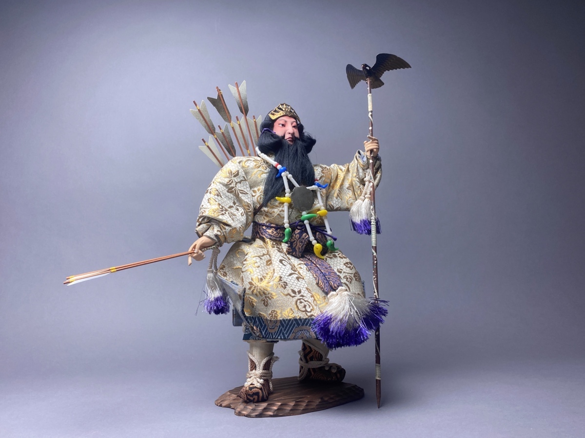 展示品 神武天皇 魔除け 武者人形 五月人形 日本人形 端午の節句
