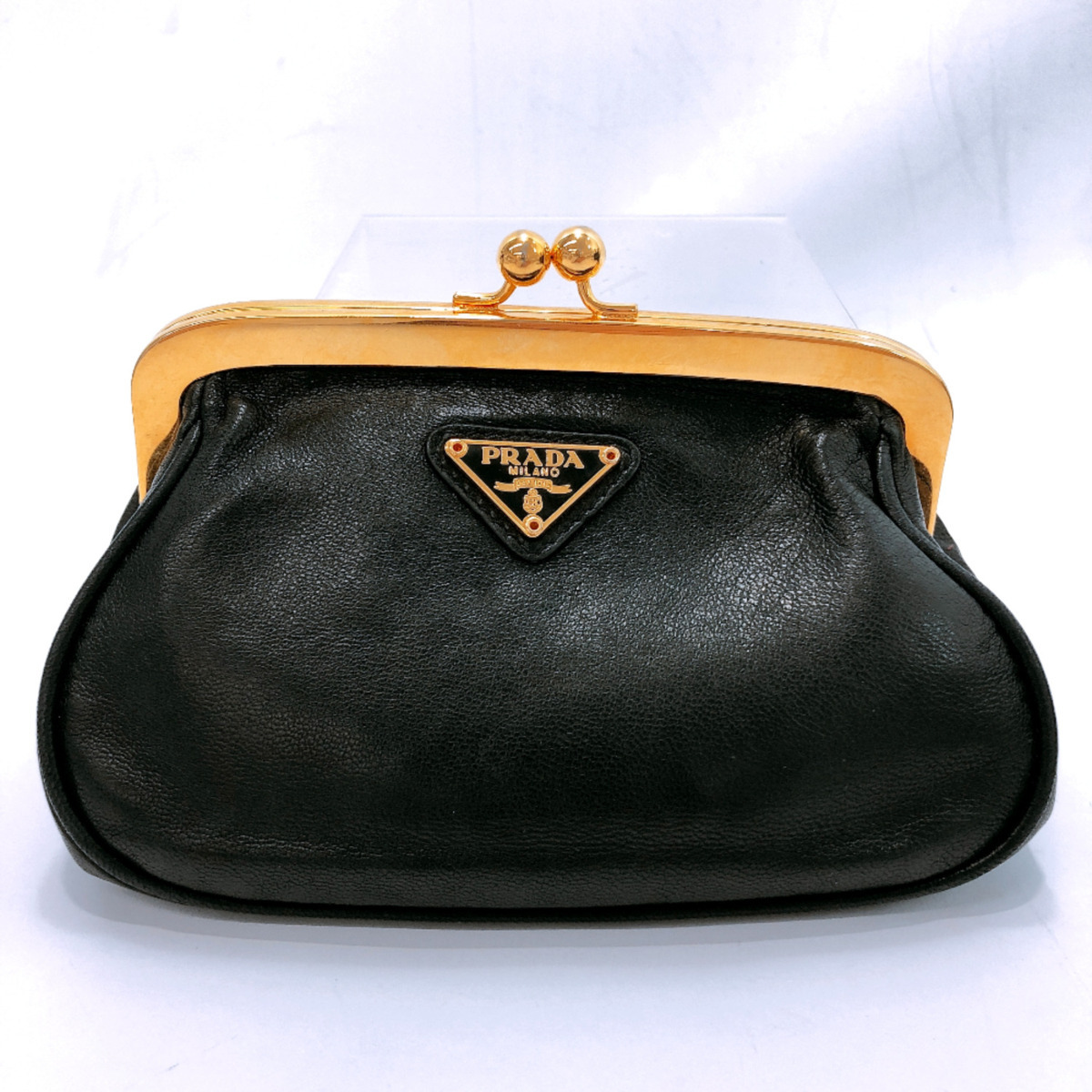 可愛い☆（PRADA プラダ）コインケース 1M1179 がま口財布/ナッパ
