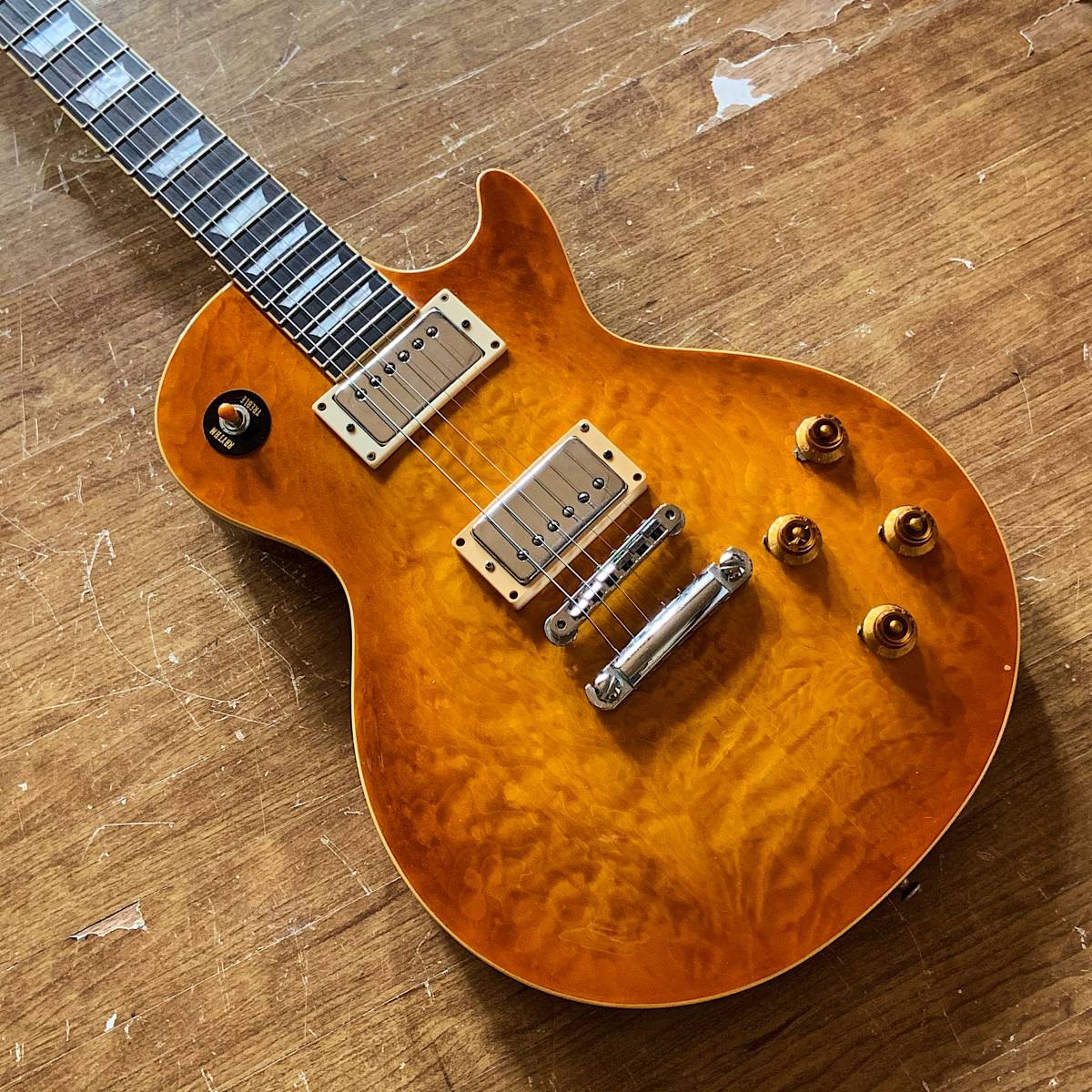 □Tokai LS-70 1995年製 Cherry Sunburst Quilted Maple□-の落札情報