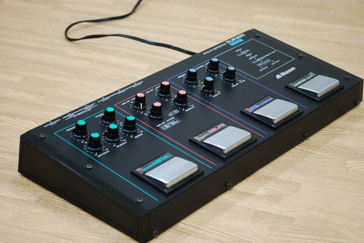 Maxon DUE300 デジタルマルチエフェクター 1980's Maxon DUE300 Vintage Multi Effects Pedal – Cool Old