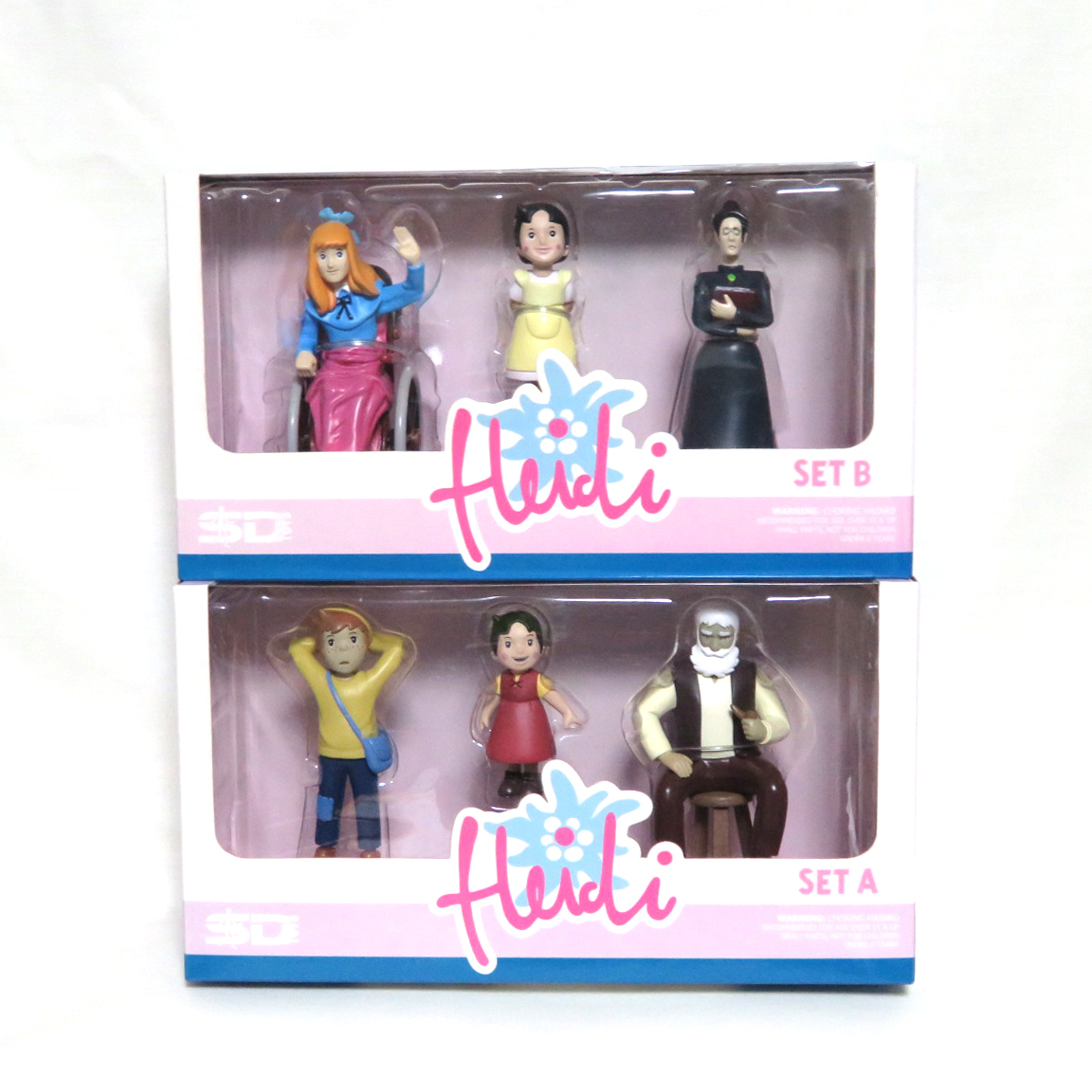 スペインメーカー アルプスの少女ハイジ フィギュア セット Sd Toys Aセット Bセット ペーター ロッテンマイヤー アルムおんじ クララ の落札情報詳細 ヤフオク落札価格情報 オークフリー スマートフォン版